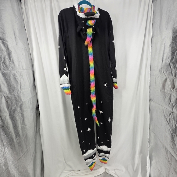 Tipsy Elves NWT Night Mare Unicorn Costume Men's Large ski costume Pajamas - Picture 11 of 15